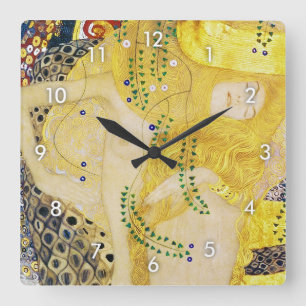 Reloj Cuadrado La Hydra, Gustav Klimt