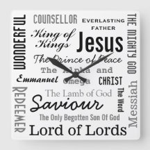 La impresión en lienzo de los nombres de Jesús