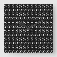 La letra inicial S del monograma, elige color de