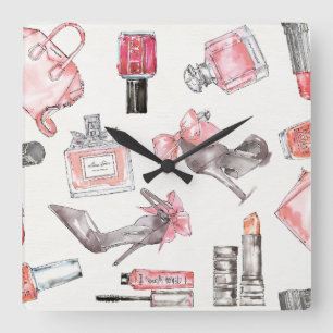 Reloj Cuadrado La moda acentúa la moda de la acuarela del  