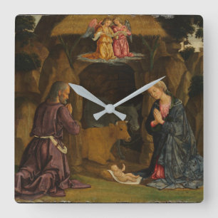 Reloj Cuadrado La natividad, 1480s