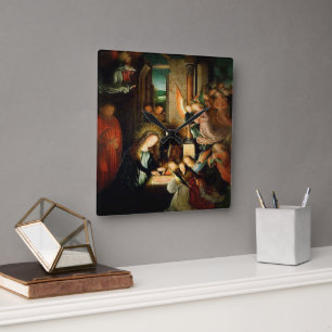 Reloj Cuadrado La Natividad 1495