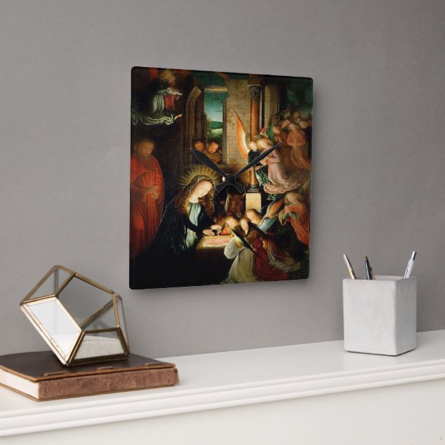 Reloj Cuadrado La Natividad 1495 (Oficina)