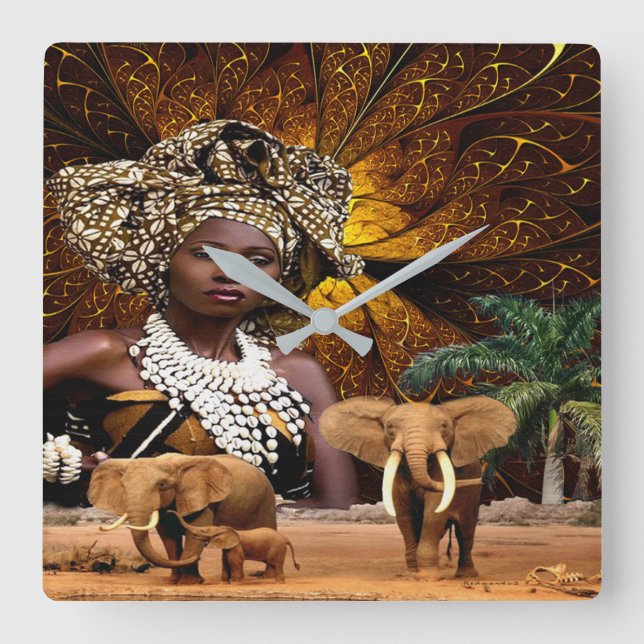 Reloj Cuadrado La Patria (Anverso)