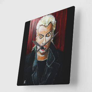 Reloj Cuadrado La pintura del vampiro de Alfred Fox
