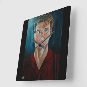 Reloj Cuadrado La pintura fantasma de Alfred Fox