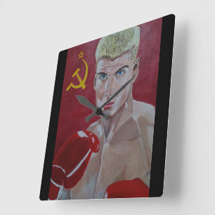 Reloj Cuadrado La pintura rusa de Alfred Fox