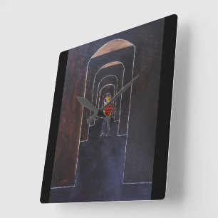 Reloj Cuadrado La pintura The Dream Stalker de Alfred Fox