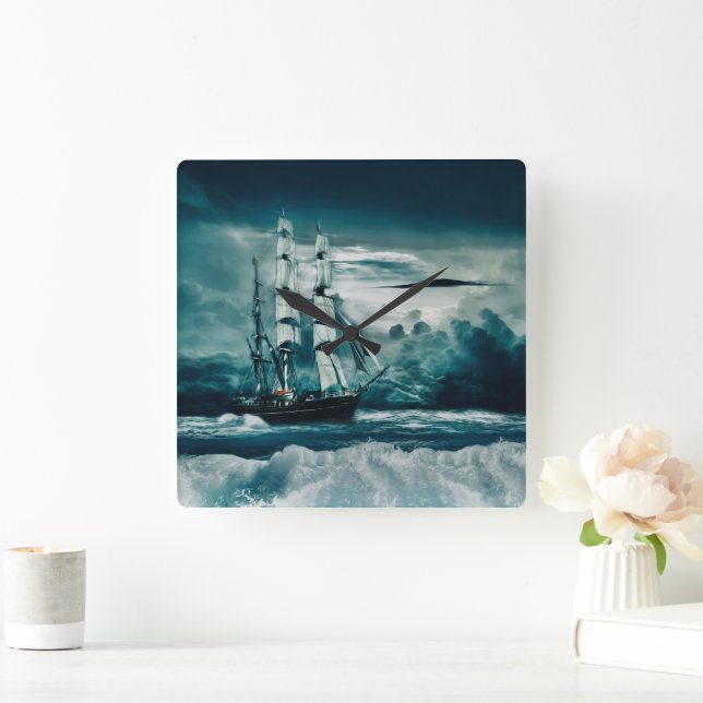 Reloj Cuadrado La tormenta se está gestando (Hogar)