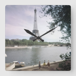 Reloj Cuadrado La Torre Eiffel. París, hacia 1960.