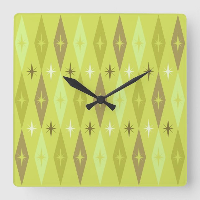 Reloj Cuadrado La utilización atómica de diamantes de los años 19 (Anverso)