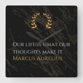 Reloj Cuadrado La verdad de Marco Aurelio: la vida