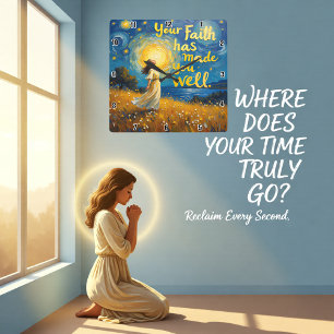 Reloj Cuadrado La verdad te liberará