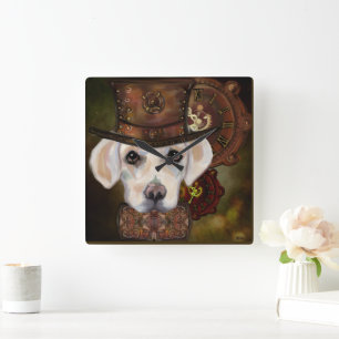 Reloj Cuadrado Labrador Retriever