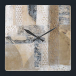 Reloj Cuadrado Lace Collage I<br><div class="desc">Decoración del hogar</div>