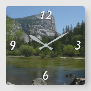 Reloj Cuadrado Lago Mirror II en el Parque Nacional Yosemite