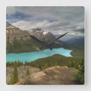 Reloj Cuadrado Lago Peyto, Alberta Canadá