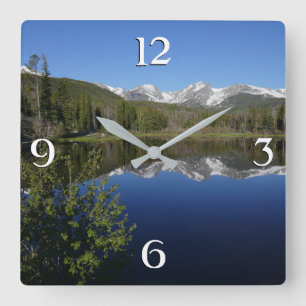 Reloj Cuadrado Lago Sprague I en el Parque Nacional Montañas Roco