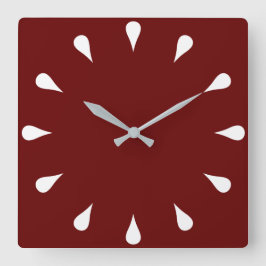 Reloj Cuadrado Lágrimas blancas