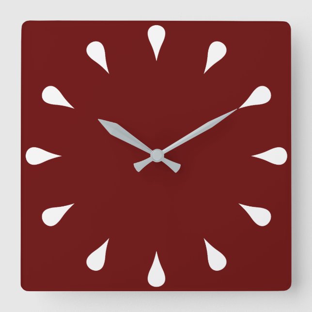 Reloj Cuadrado Lágrimas blancas (Anverso)