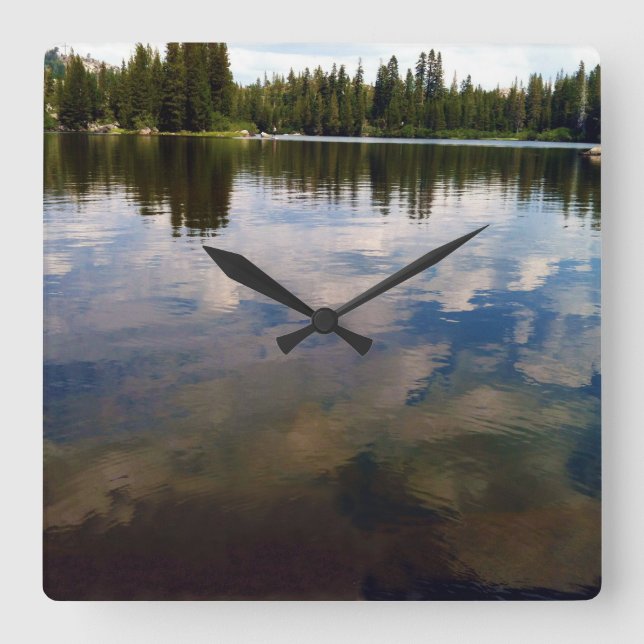 Reloj Cuadrado Lake Time! (Anverso)