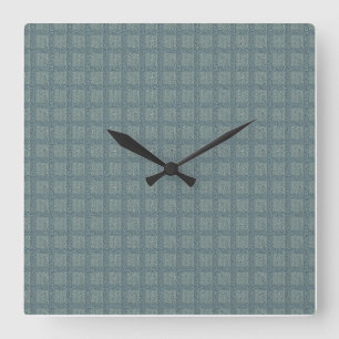 Reloj Cuadrado Lana Tweedy Gris y Salvia