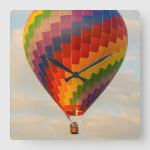 Reloj Cuadrado Laos, Vang Vieng. Globo aerostático