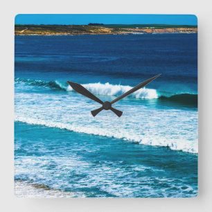 Reloj Cuadrado Las Playas Que Te Hacen Ir Guau,
