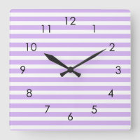 Lavender Horizontal Stripes Pastel Striped Lilac