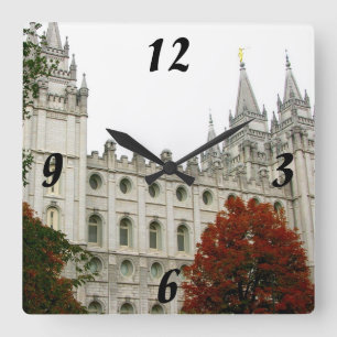 Reloj Cuadrado LDS Temple Salt Lake City