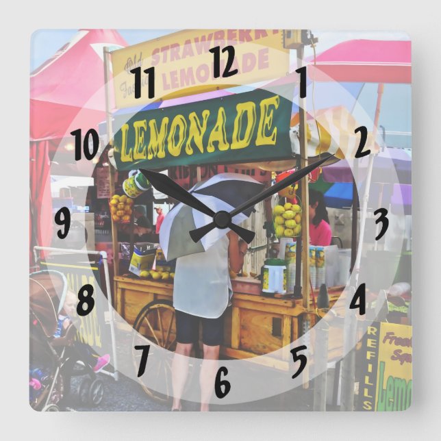 Reloj Cuadrado Lemonade For Sale (Anverso)