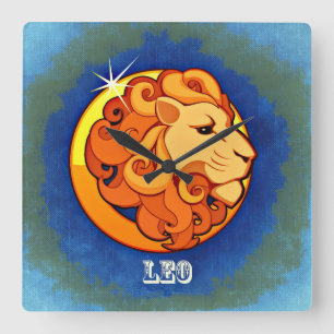 Reloj Cuadrado Leo