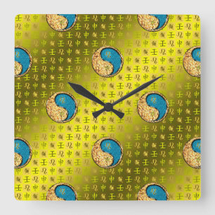 Reloj Cuadrado Leo & Mono de Agua