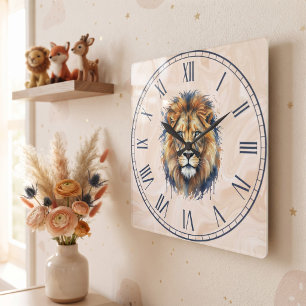 Reloj Cuadrado León