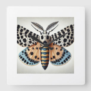 Reloj Cuadrado Leopard Moth 170924IREF228 - Watercolor