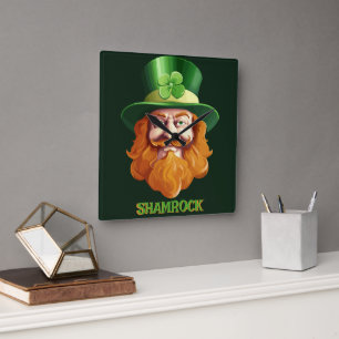 Reloj Cuadrado Leprechaun Hideaway