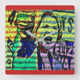 Reloj Cuadrado #LetLizSpeak