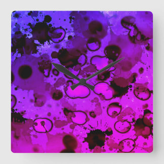 Reloj Cuadrado let's get to staining Wall Clock