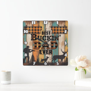 Reloj Cuadrado leyenda del lobo de papá, mito del hombre fuerte, 