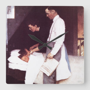 Reloj Cuadrado Libertad para el miedo