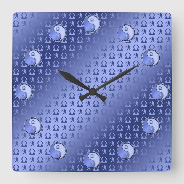 Reloj Cuadrado Libra (Anverso)