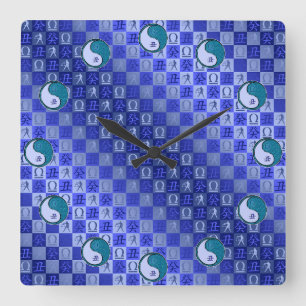 Reloj Cuadrado Libra & Buey de Agua
