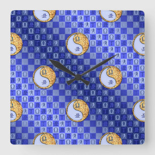 Reloj Cuadrado Libra & Buey de Fuego