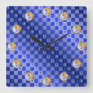 Reloj Cuadrado Libra & Buey de Fuego