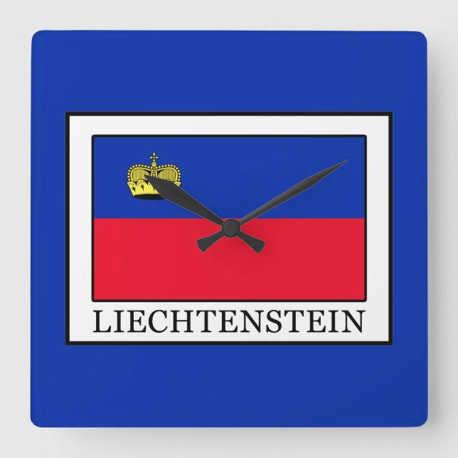 Reloj Cuadrado Liechtenstein (Anverso)