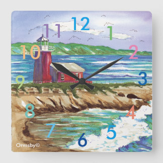 Reloj Cuadrado Lighthouse clock - Santa Cruz
