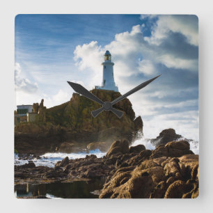 Reloj Cuadrado Lighthouses   La Corbière Channel Islands