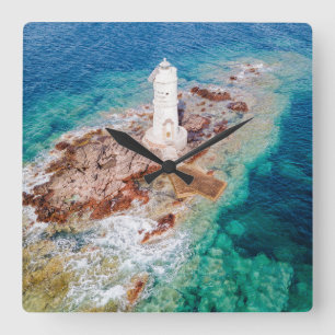 Reloj Cuadrado Lighthouses Mangiabarche Lighthouse Italy