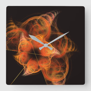 Reloj Cuadrado Lightworks Abstract Art Square