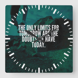 Reloj Cuadrado LÍMITES - Motivación del entrenamiento